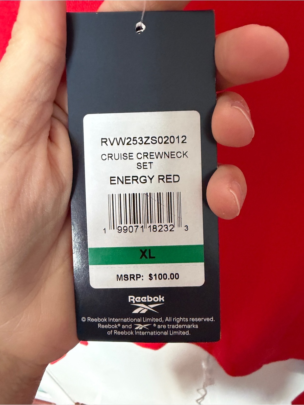 NWT Reebok Sweatshirt - Picture 3 of 4